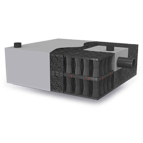 Infiltration sediment bay