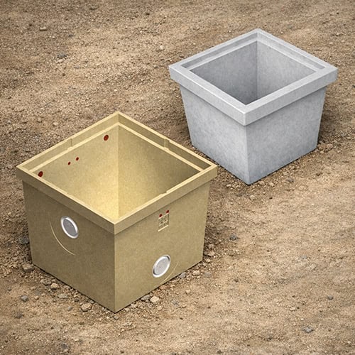 Polycrete V GRC pits