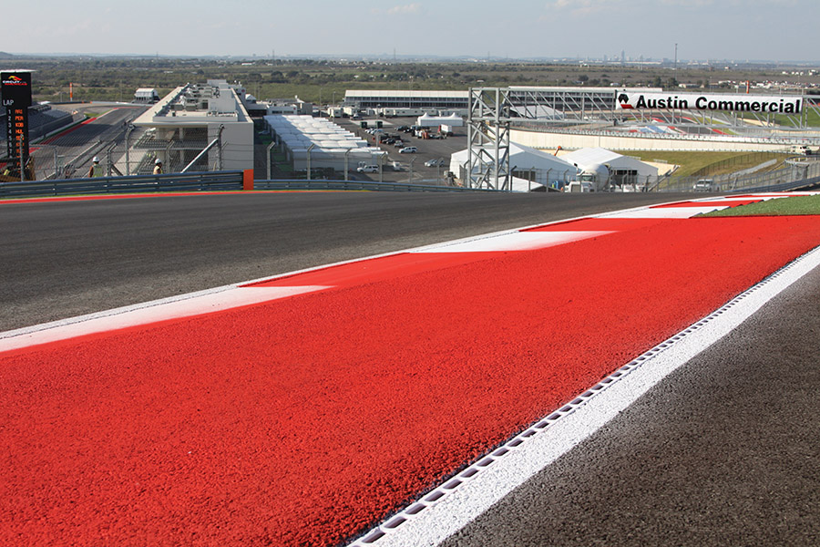 motor racing circuit drainage