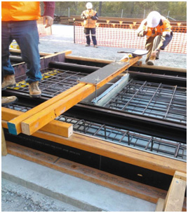 installation aco tramdrain