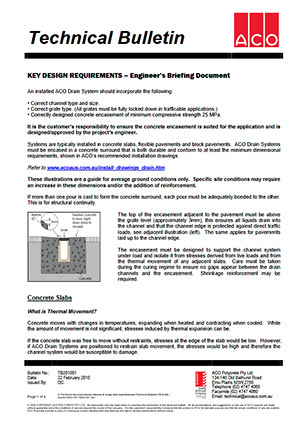 key design requirements